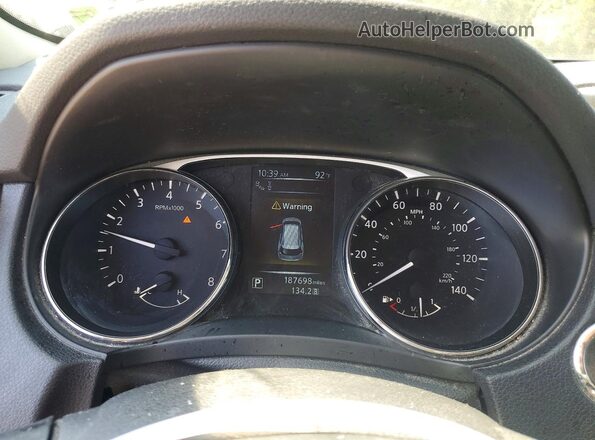 5N1AT2MV5GC758904 2016 NISSAN ROGUE Черный Вид щитка приборов