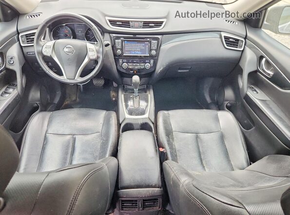 5N1AT2MV5GC763665 2016 NISSAN ROGUE Charcoal Vista del salpicadero