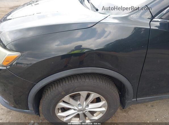 5N1AT2MV5GC809883 2016 NISSAN ROGUE Black Դիմացի տեսք