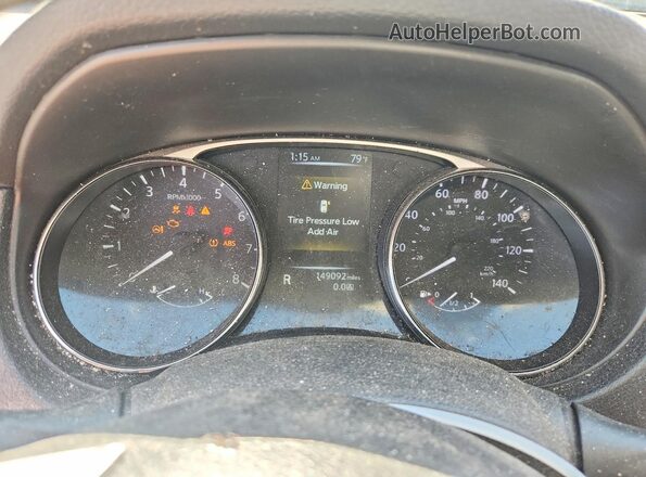 5N1AT2MV5GC819958 2016 NISSAN ROGUE Black ხელსაწყოთა პანელის ხედი