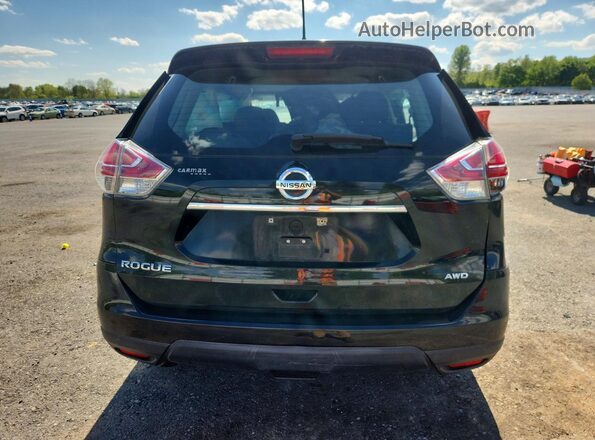 5N1AT2MV5GC819958 2016 NISSAN ROGUE Black უკანა ხედი