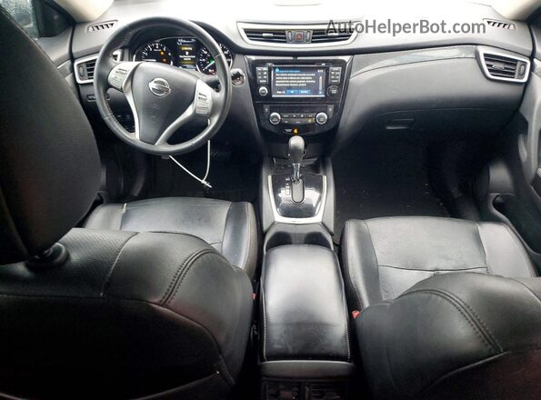 5N1AT2MV5GC847422 2016 NISSAN ROGUE Black Dashboard view
