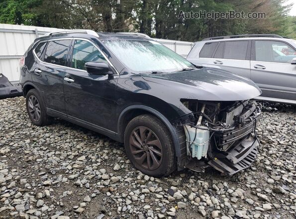 5N1AT2MV5GC847422 2016 NISSAN ROGUE Black Front right