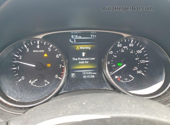 5N1AT2MV5GC847422 2016 NISSAN ROGUE Black Instrument cluster view