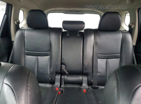 5N1AT2MV5GC847422 2016 NISSAN ROGUE Black Rear seats view