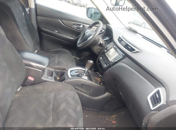 5N1AT2MV5GC917016 2016 NISSAN ROGUE Blue წინა სალონის ხედი