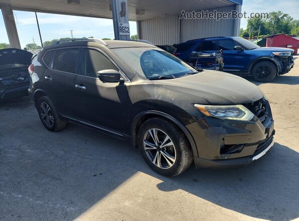 5N1AT2MV5HC749072 2017 NISSAN ROGUE Black Передня права чверть