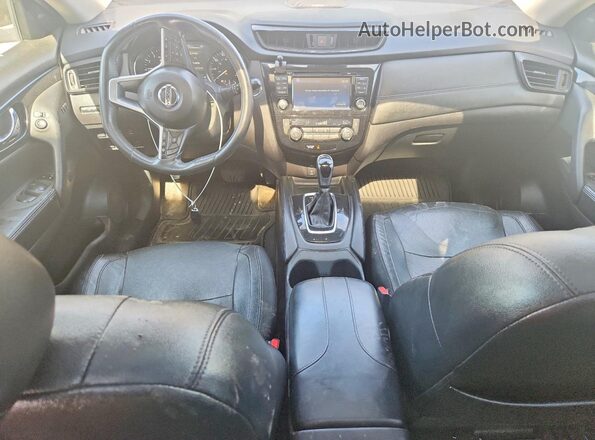 5N1AT2MV5HC749072 2017 NISSAN ROGUE Black Вид панелі приладів