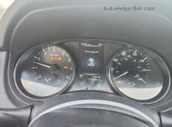 5N1AT2MV5HC749072 2017 NISSAN ROGUE Black Вид щитка приладів