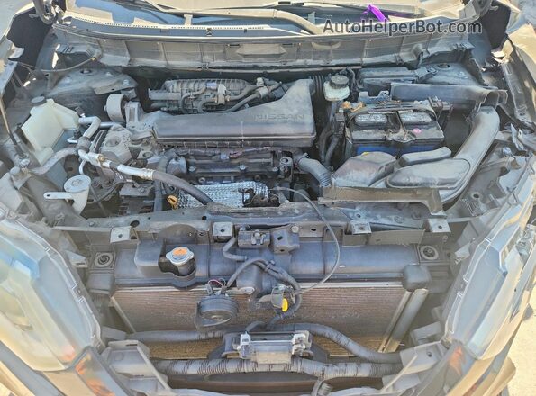 5N1AT2MV5HC749072 2017 NISSAN ROGUE Black Вид підкапотного простору