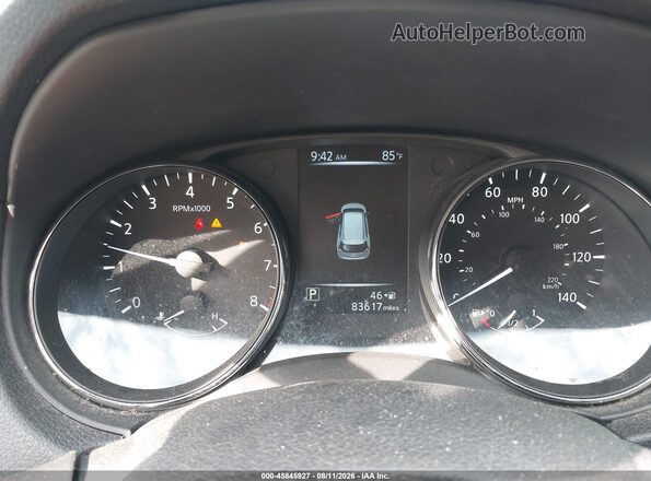 5N1AT2MV5HC770620 2017 NISSAN ROGUE Black Հետևի նստատեղերի տեսք