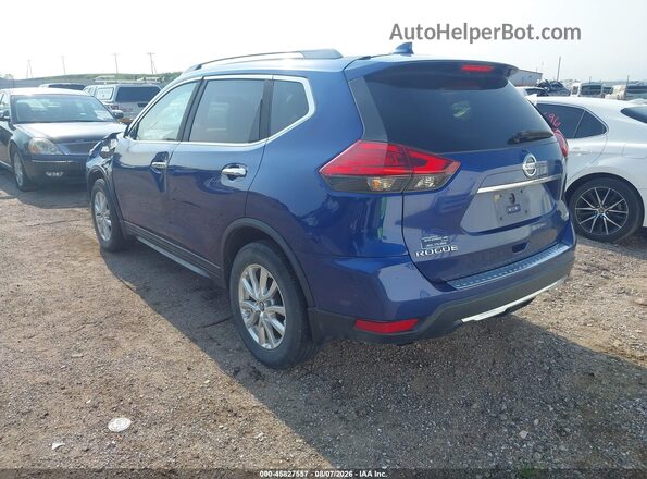5N1AT2MV5HC779608 2017 NISSAN ROGUE Blue Հետևի ձախ