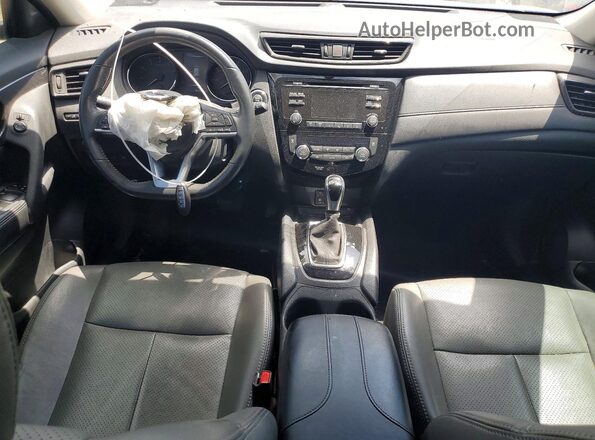 5N1AT2MV5HC792844 2017 NISSAN ROGUE Blue Widok deski rozdzielczej