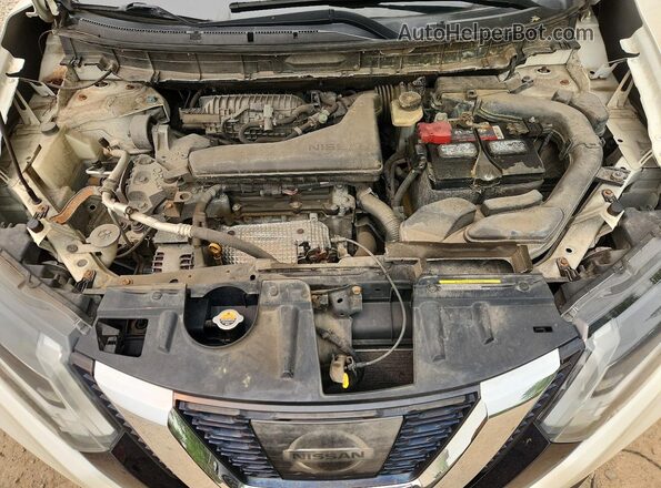 5N1AT2MV5HC880213 2017 NISSAN ROGUE Beige Engine compartment view