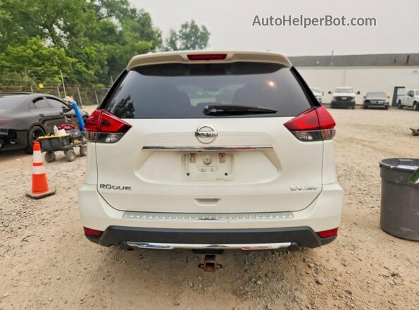 5N1AT2MV5HC880213 2017 NISSAN ROGUE Beige Rear view