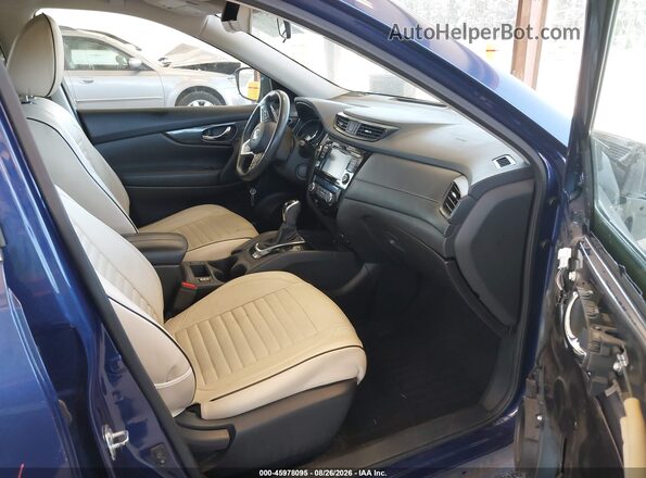 5N1AT2MV5JC708883 2018 NISSAN ROGUE Blue Սալոնի դիմացի տեսք