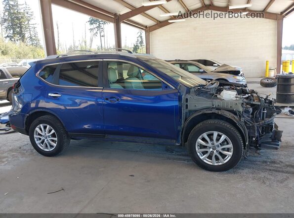5N1AT2MV5JC708883 2018 NISSAN ROGUE Blue Սալոնի 360 աստիճան տեսք