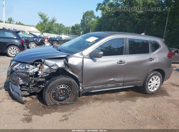 5N1AT2MV5JC728793 2018 NISSAN ROGUE Gray Widok wnętrza 360 stopni