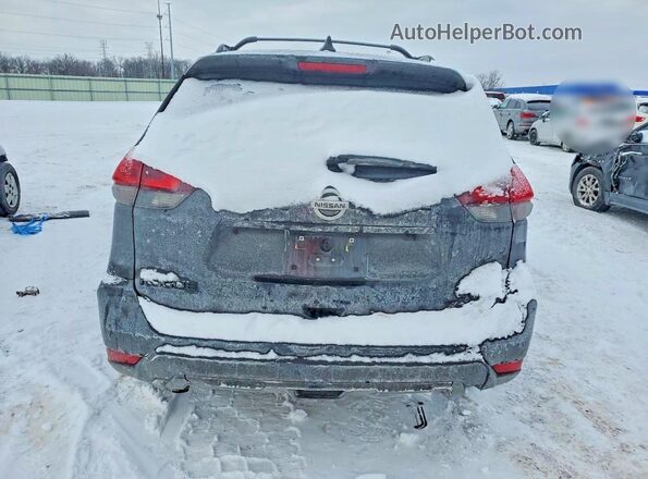 5N1AT2MV5JC776004 2018 NISSAN ROGUE Black Widok z tyłu