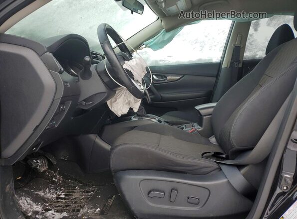 5N1AT2MV5JC776004 2018 NISSAN ROGUE Black Widok wnętrza z przodu