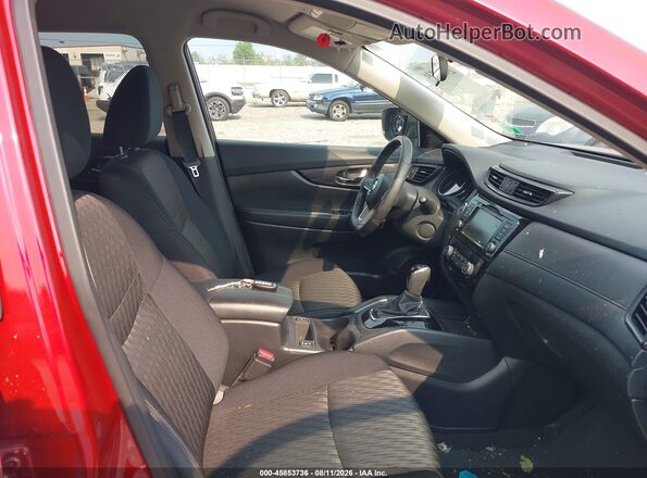 5N1AT2MV5JC778710 2018 NISSAN ROGUE Red წინა სალონის ხედი