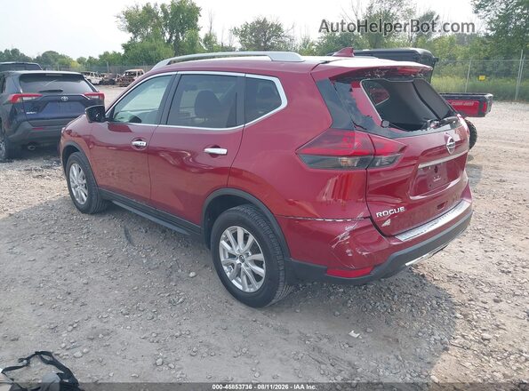 5N1AT2MV5JC778710 2018 NISSAN ROGUE Red უკანა მარცხენა