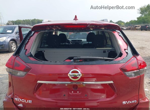 5N1AT2MV5JC778710 2018 NISSAN ROGUE Red წინა ხედი