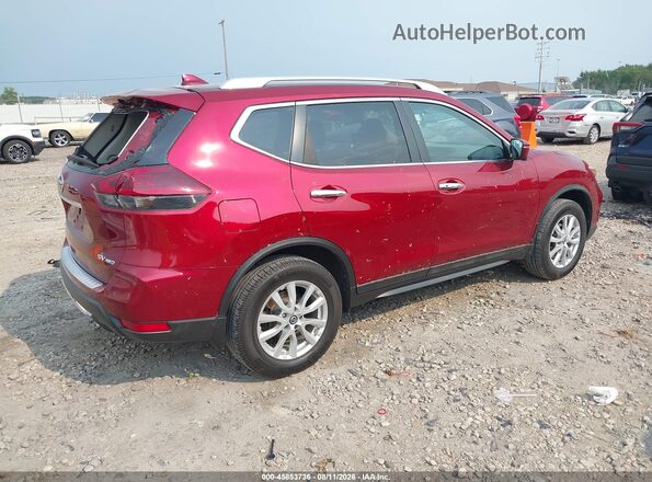 5N1AT2MV5JC778710 2018 NISSAN ROGUE Red უკანა მარჯვენა