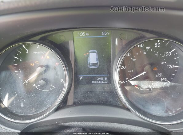 5N1AT2MV5JC830160 2018 NISSAN ROGUE Red Vista de los asientos traseros