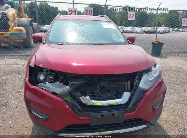 5N1AT2MV5JC830160 2018 NISSAN ROGUE Red Vista del cuadro de instrumentos