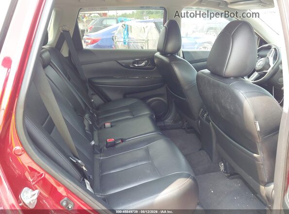 5N1AT2MV5JC830160 2018 NISSAN ROGUE Red Vista de la etiqueta del VIN