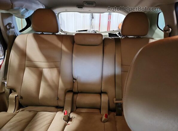 5N1AT2MV5KC702728 2019 NISSAN ROGUE Red Rear seats view