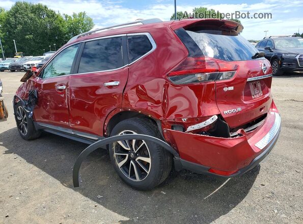 5N1AT2MV5KC785903 2019 NISSAN ROGUE Красный Задняя левая четверть