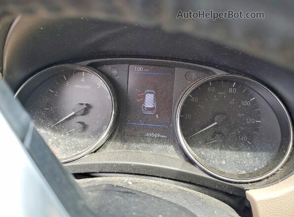 5N1AT2MV5KC785903 2019 NISSAN ROGUE Красный Вид щитка приборов