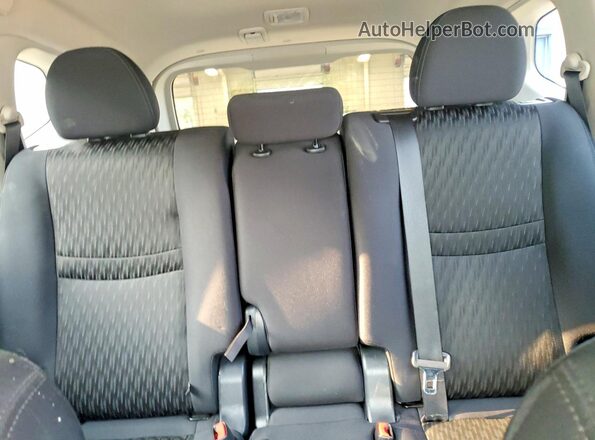 5N1AT2MV5LC710751 2020 NISSAN ROGUE White უკანა სავარძლების ხედი