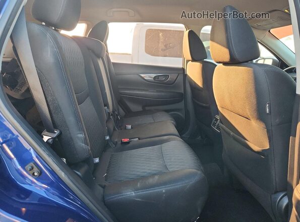 5N1AT2MV5LC712614 2020 NISSAN ROGUE Blue Widok wnętrza z tyłu
