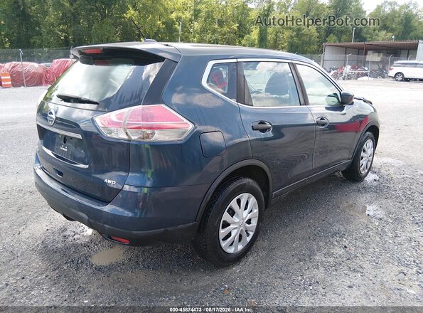 5N1AT2MV6GC740945 2016 NISSAN ROGUE Blue Հետևի աջ
