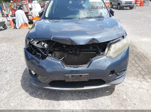 5N1AT2MV6GC740945 2016 NISSAN ROGUE Blue Դիմացի տեսք
