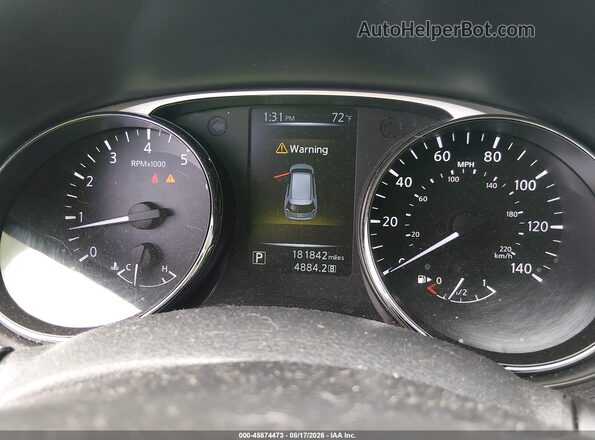 5N1AT2MV6GC740945 2016 NISSAN ROGUE Blue Հետևի նստատեղերի տեսք