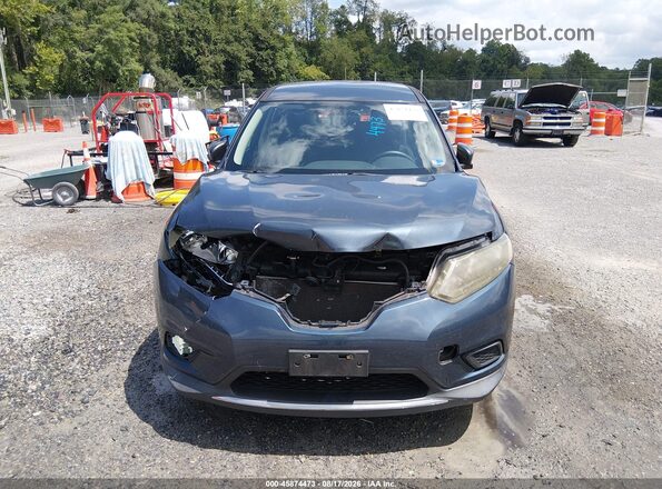 5N1AT2MV6GC740945 2016 NISSAN ROGUE Blue Սարքավորումների վահանակի տեսք