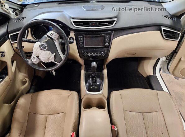 5N1AT2MV6GC801873 2016 NISSAN ROGUE White Vista del salpicadero