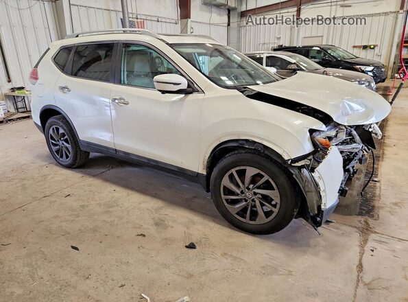 5N1AT2MV6GC801873 2016 NISSAN ROGUE White Delantero derecho