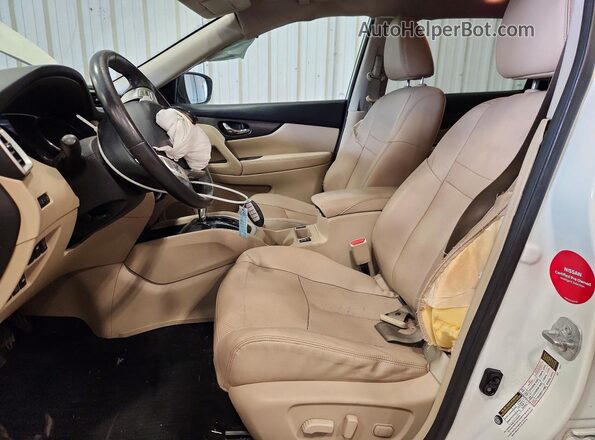 5N1AT2MV6GC801873 2016 NISSAN ROGUE White Vista interior delantera