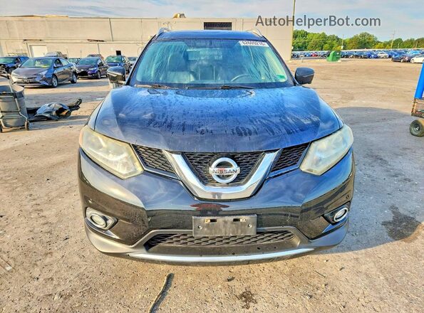 5N1AT2MV6GC841371 2016 NISSAN ROGUE Black Widok z przodu