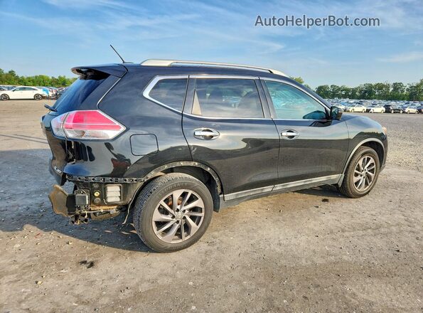 5N1AT2MV6GC841371 2016 NISSAN ROGUE Black Tył prawy