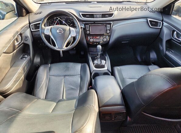 5N1AT2MV6GC841371 2016 NISSAN ROGUE Black Widok deski rozdzielczej