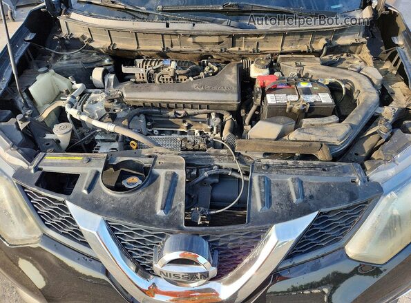 5N1AT2MV6GC841371 2016 NISSAN ROGUE Black Widok komory silnika