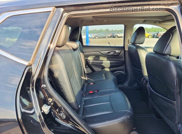 5N1AT2MV6GC841371 2016 NISSAN ROGUE Black Widok wnętrza z tyłu
