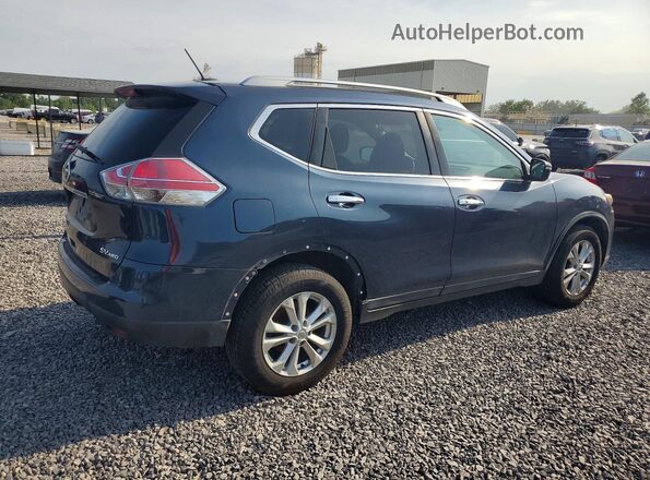5N1AT2MV6GC896726 2016 NISSAN ROGUE Blue Հետևի աջ