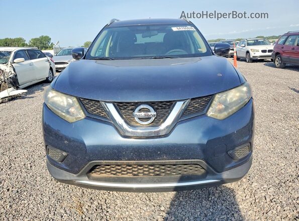 5N1AT2MV6GC896726 2016 NISSAN ROGUE Blue Դիմացի տեսք